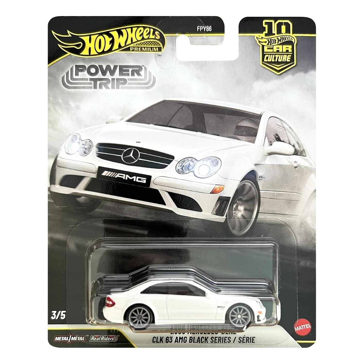 Hot Wheels Premium Power Trip 2008 Mercedes CLK 63 AMG 1:64