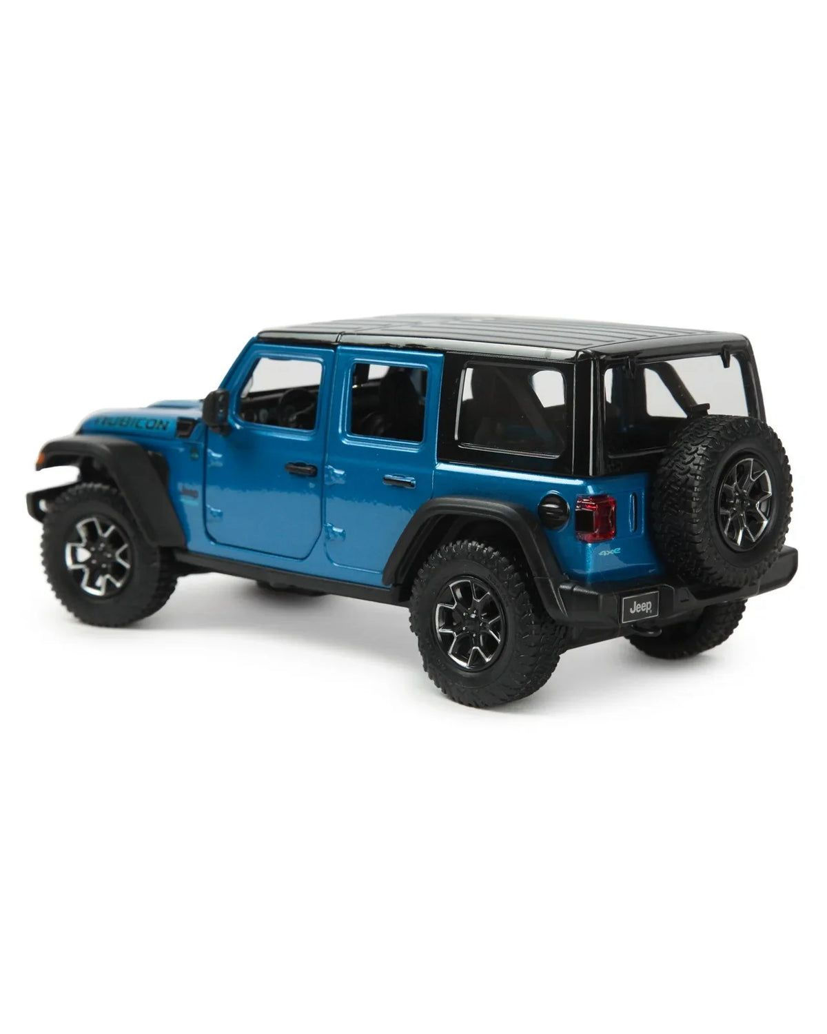 RASTAR Jeep Wrangler Rubicon 4xe | 1:24 | BLUE | PREMIUM DIECAST CAR