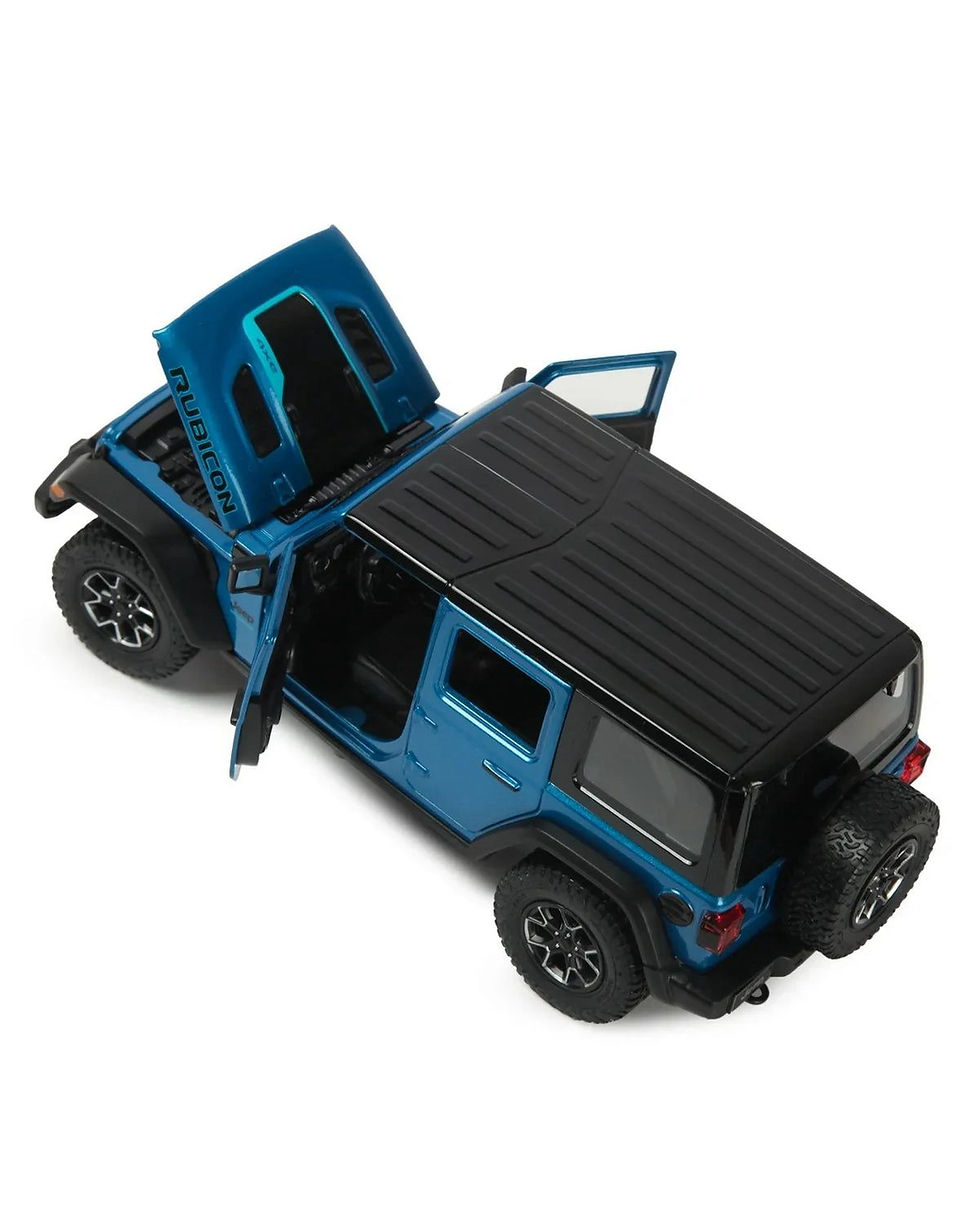 Thumbnail: RASTAR Jeep Wrangler Rubicon 4xe | 1:24 | BLUE | PREMIUM DIECAST CAR