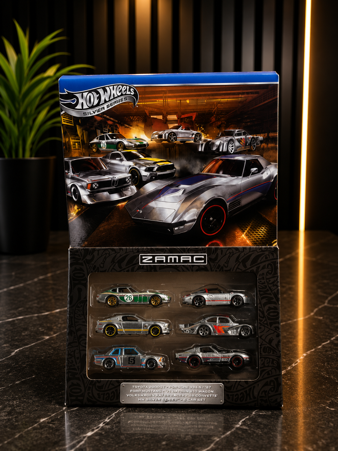 Hot Wheels Silver Series ZAMAC 6-Car Set