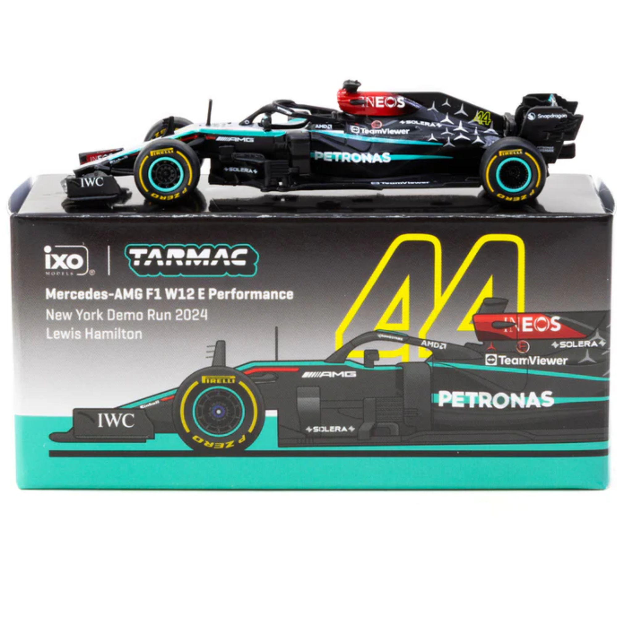 Tarmac Works Mercedes AMG F1 W12 Lewis Hamilton 1:64 Model