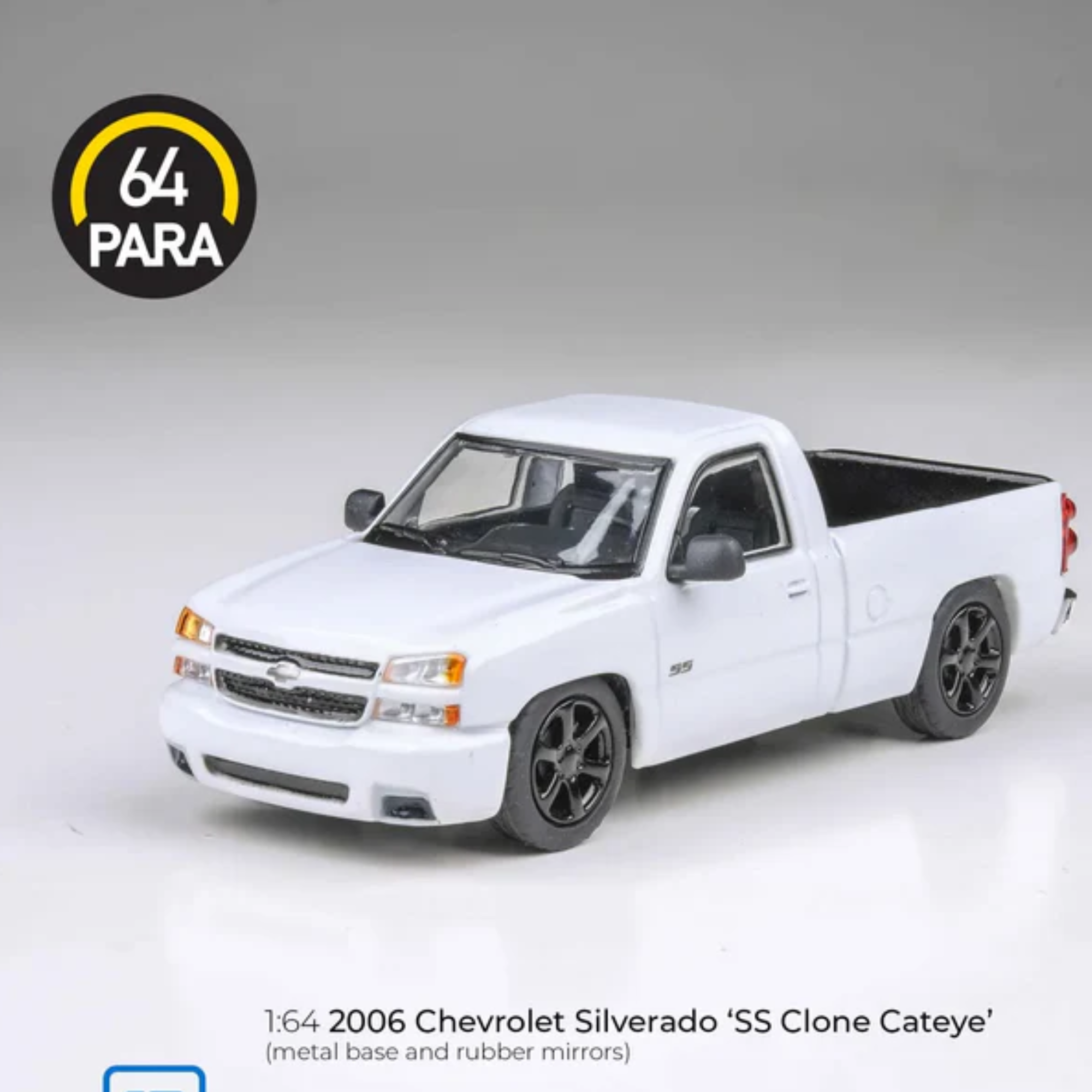 PARA 64 1:64 2006 Chevrolet Silverado Summit White PARA 55834