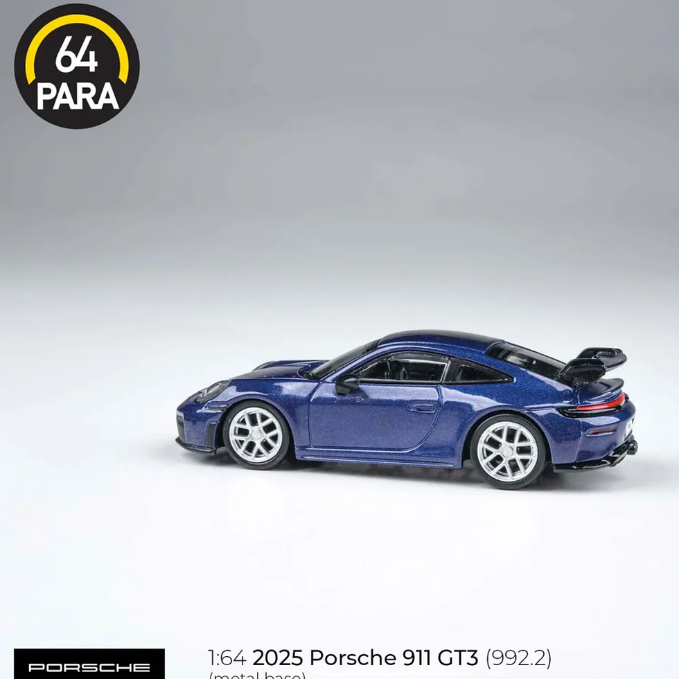 Thumbnail: PARA 64 1:64 2025 Porsche 911 GT3 (992.2) Gentian Blue Metallic PARA 65875