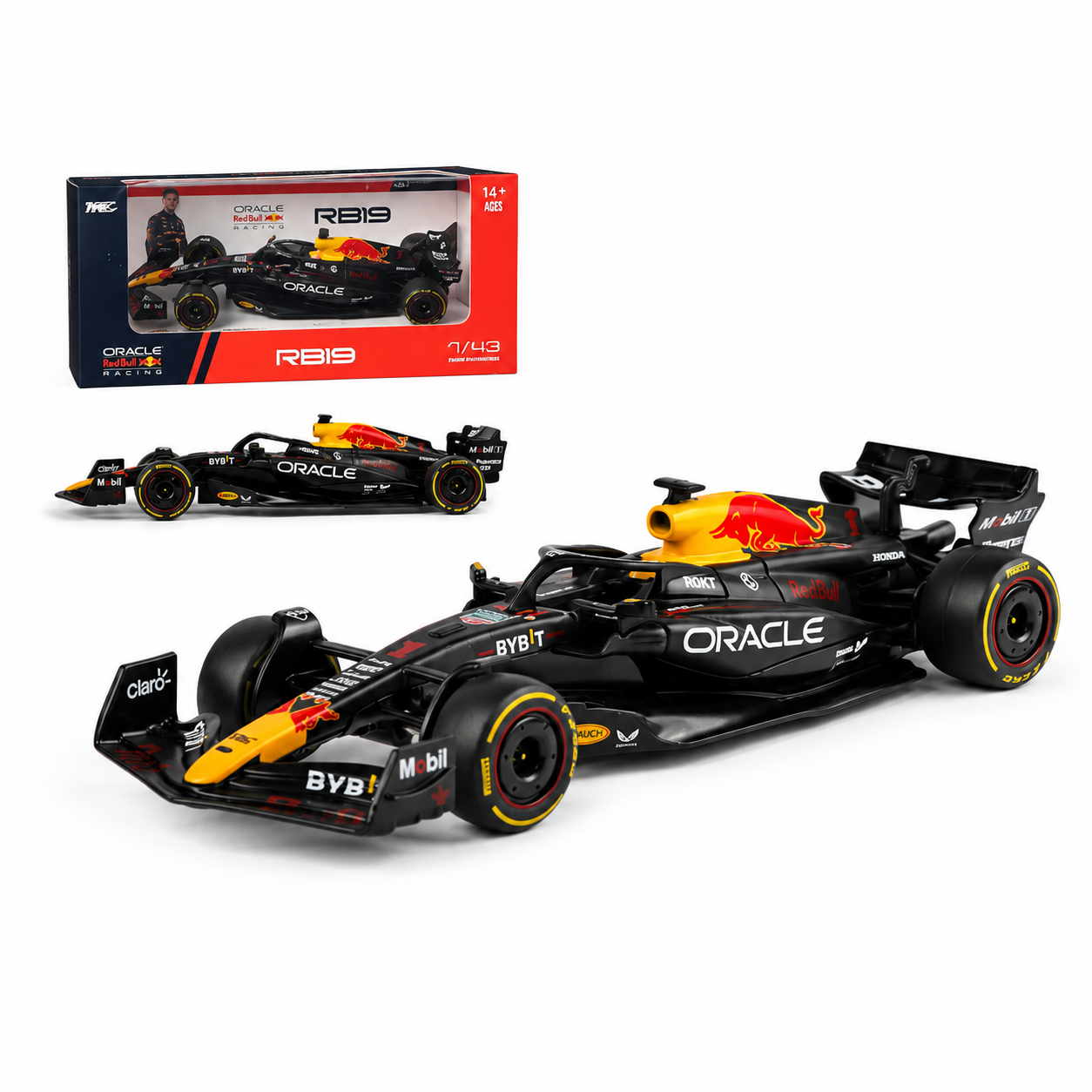 Official Red Bull F1 Racing RB19 Die-Cast Model Car - Max Verstappen 1:43 Scale