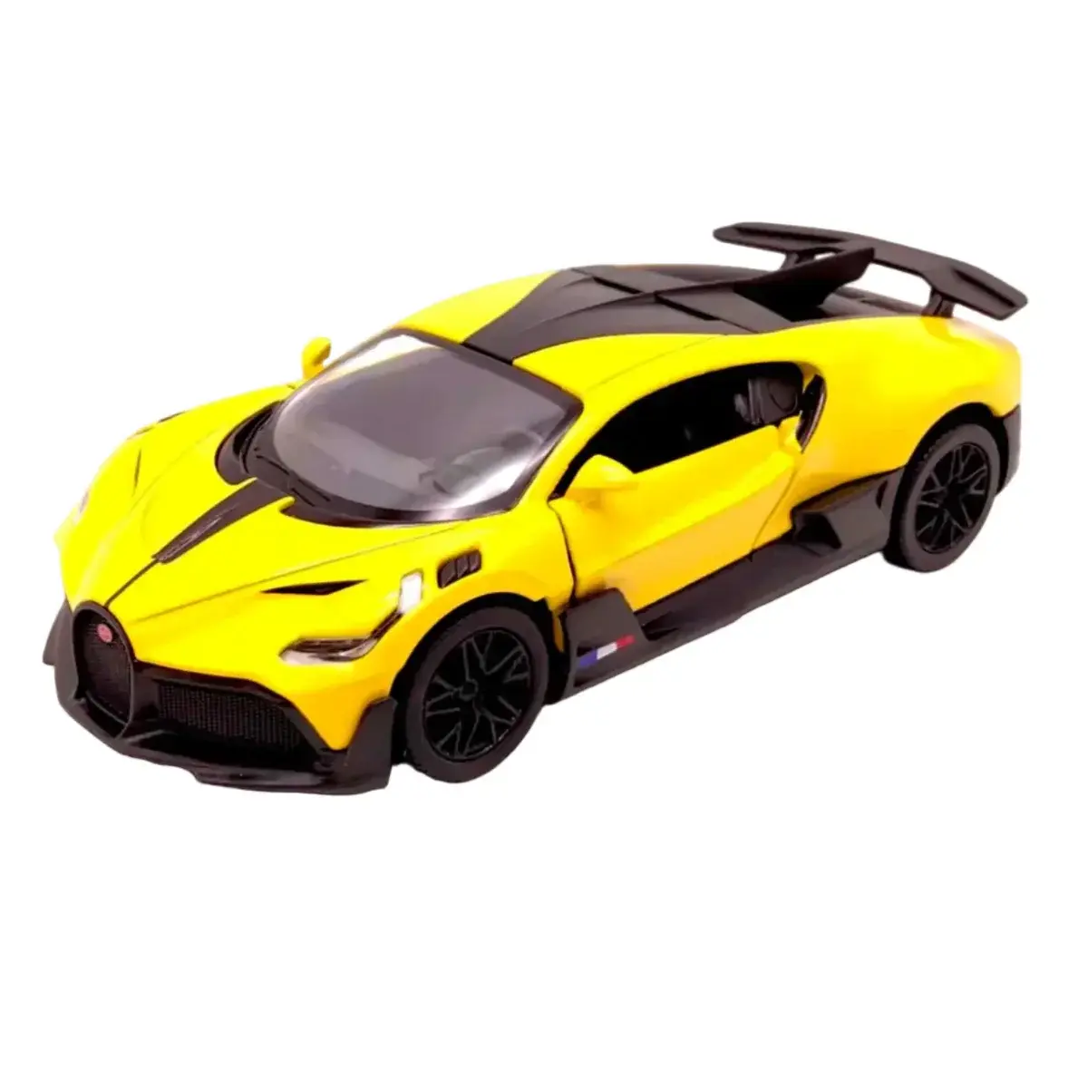 Bugatti divo 1:43 SCALE DIECAST MODEL YELLOW