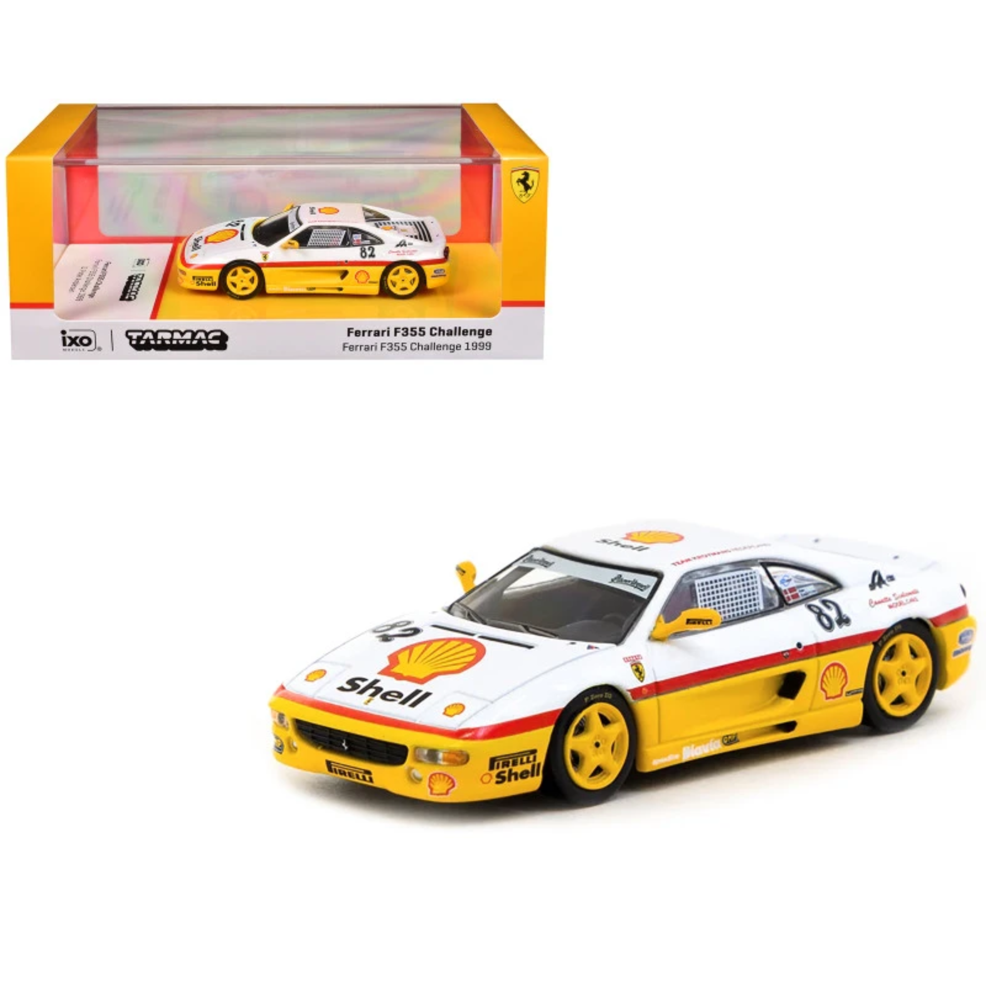 Tarmac Works Ferrari F355 Challenge 1999 Andersen 1:64 Model