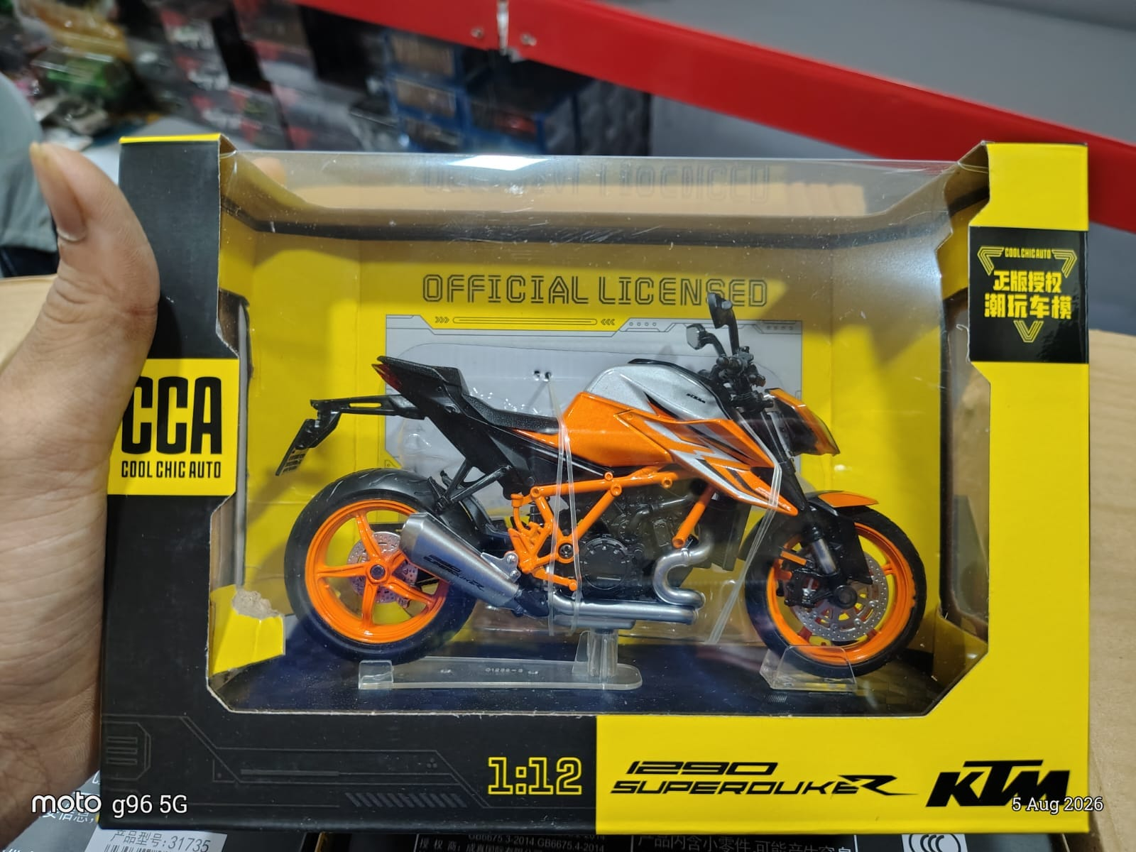 CCA 1:12 KTM 1290 Super Duke Bike Model