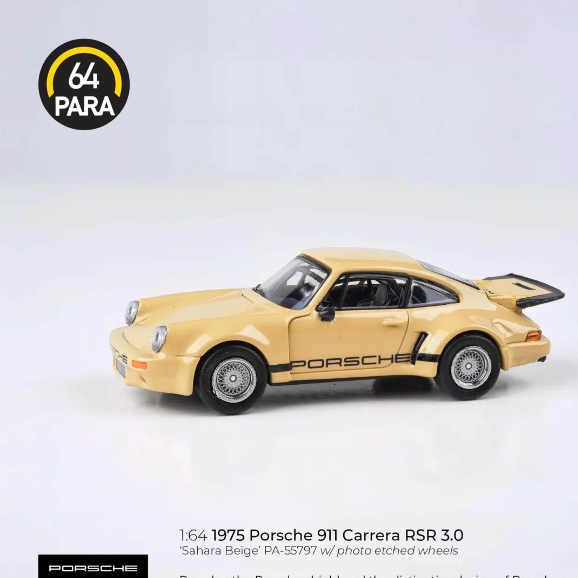 PARA 64 1:64 Porsche 911 Carrera RSR 3.0 Sahara Beige PARA 55797