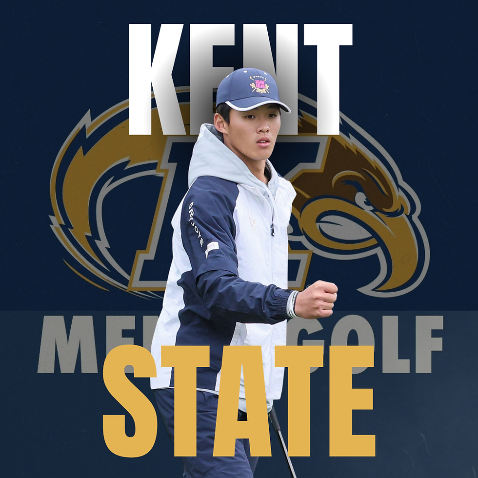 以獎學金加入生產眾多美巡賽選手的Kent State Golden Flashes Men’s Golf,林居佑多年耕耘美夢成真
