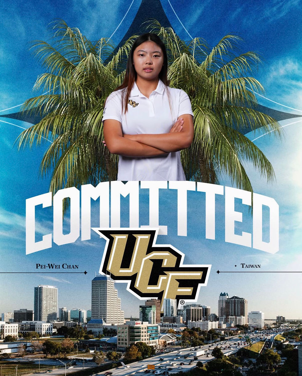【恭喜詹培薇!以全額獎學金口頭承諾中佛里達大學(UCF)女子高爾夫球校隊】