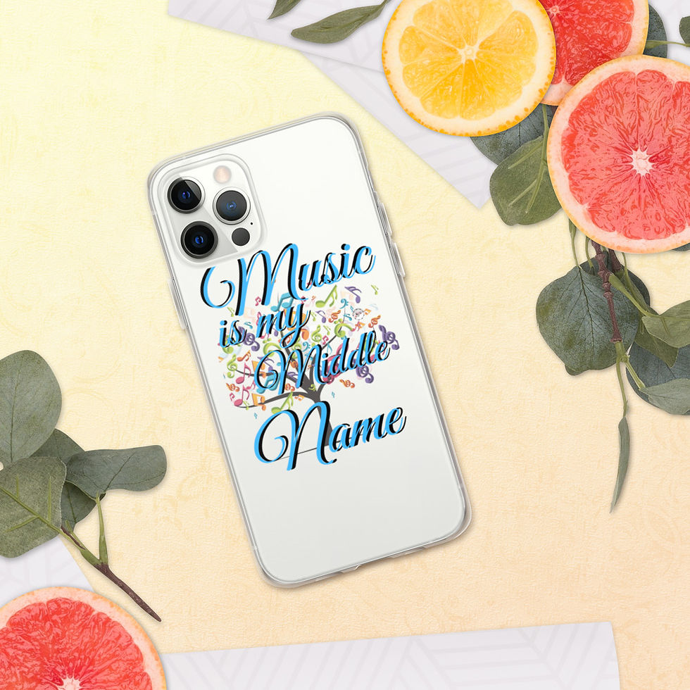 Thumbnail: Music is my middle name iPhone Case