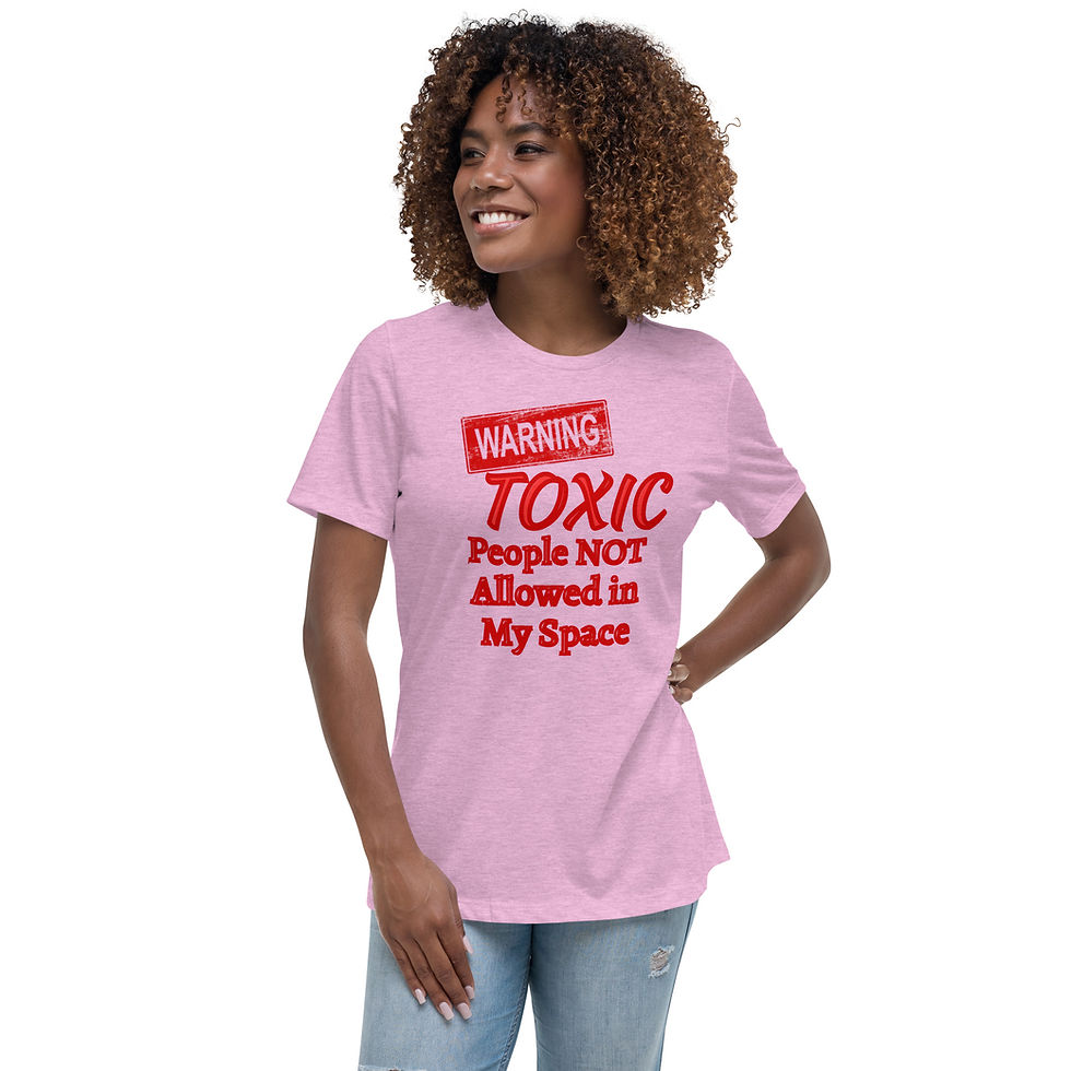 Thumbnail: Warning Toxic People Not Allowed T-Shirt