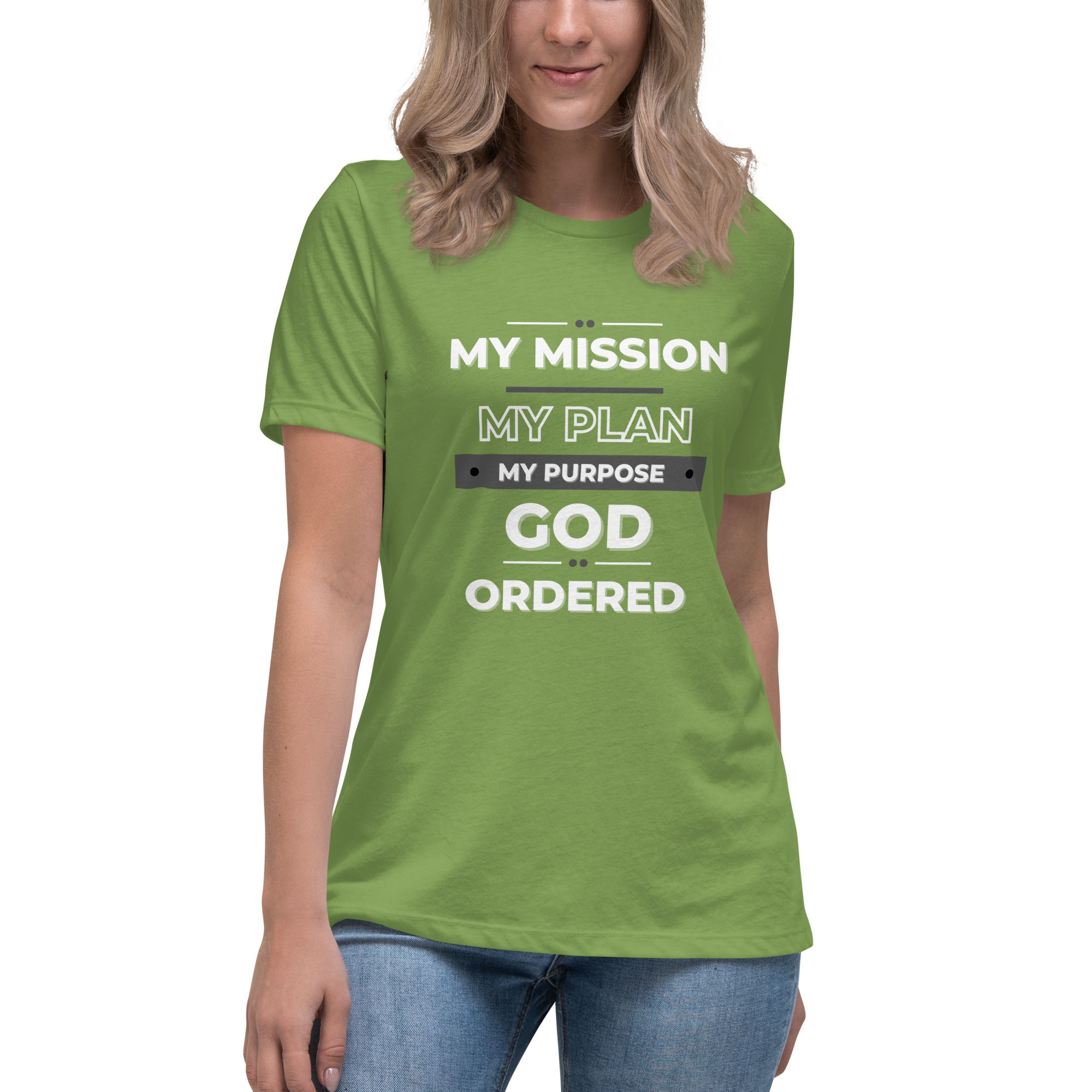My Mission My Plan God Ordered Women's T-Shirt