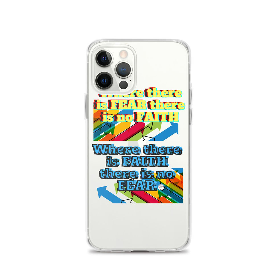Thumbnail: Where there is Feart there is no Faith iPhone Case