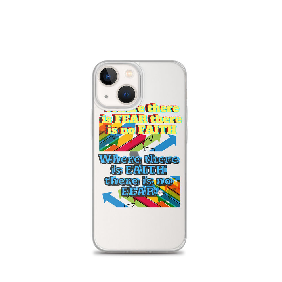 Thumbnail: Where there is Feart there is no Faith iPhone Case