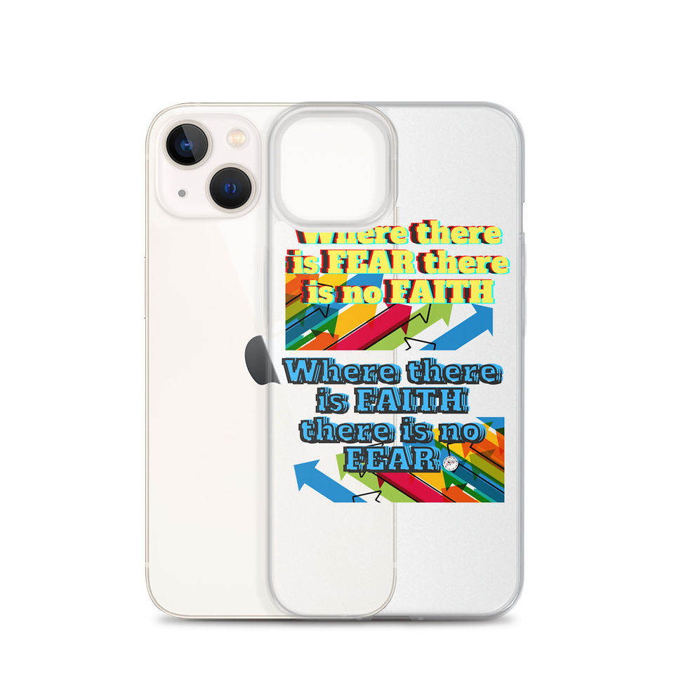 Thumbnail: Where there is Feart there is no Faith iPhone Case