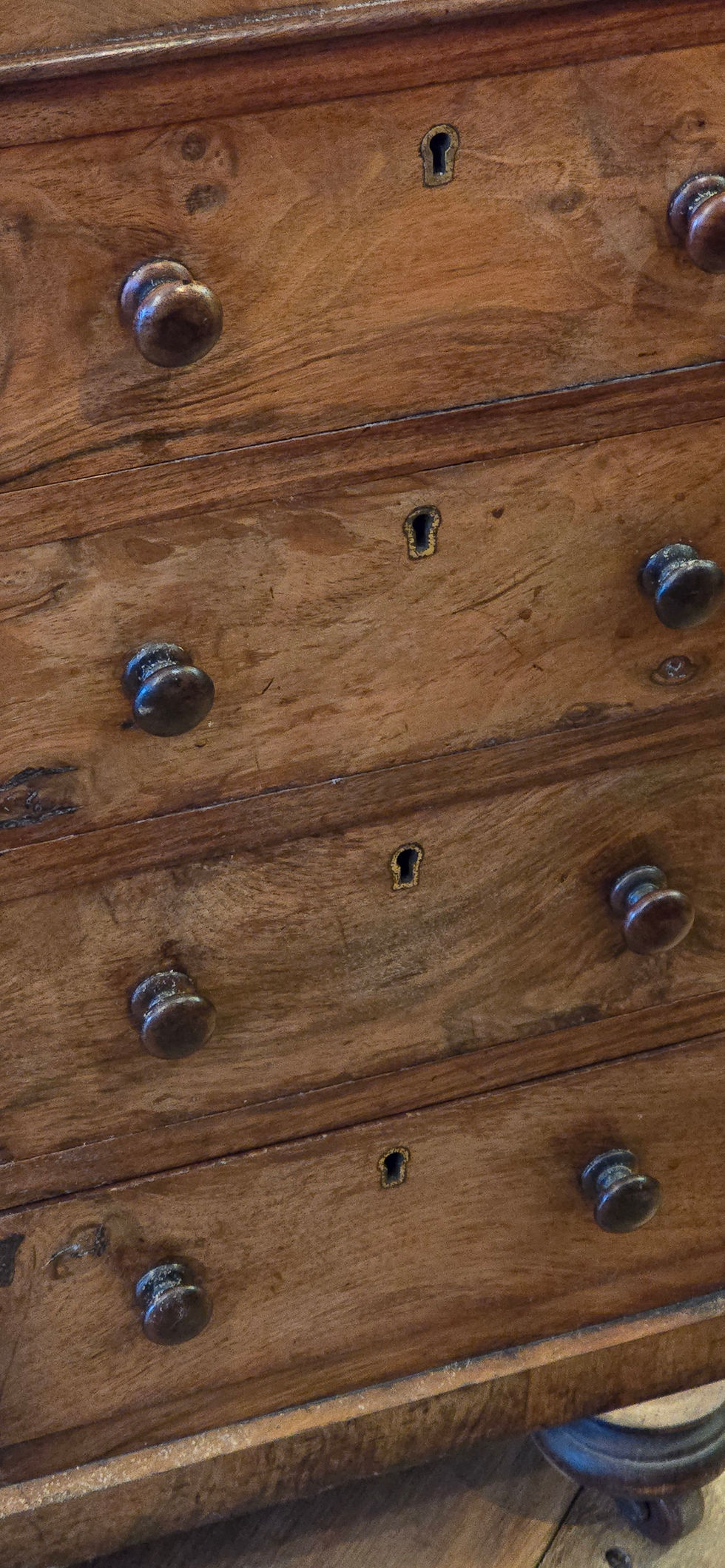 Thumbnail: Antique Burr Walnut 19th Century Victorian Davenport Desk Black Leather Skiver