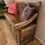 Thumbnail: Antique Vernacular Settle Oak And Elm Construction Storage Under Seat Hand Craft