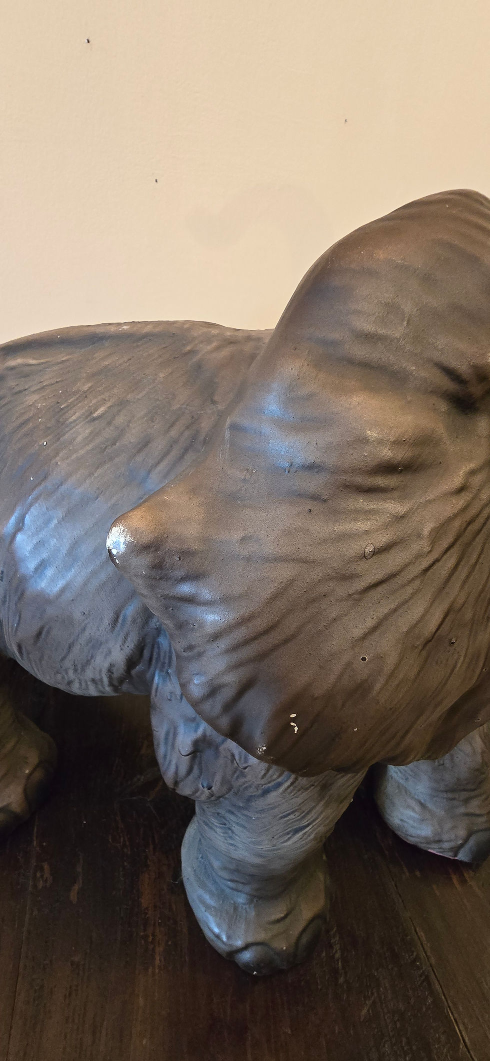 Thumbnail: Vintage Very Large Ceramic Bull Elephant Figure Decorative Collectable