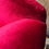 Thumbnail: A Pair Of Large Vintage French Armchairs Red Velvet Carved Ball And Claw Feet
