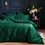 Thumbnail: Palmeria Quilted Velvet Duvet Cover Set