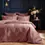 Thumbnail: Palmeria Quilted Velvet Duvet Cover Set
