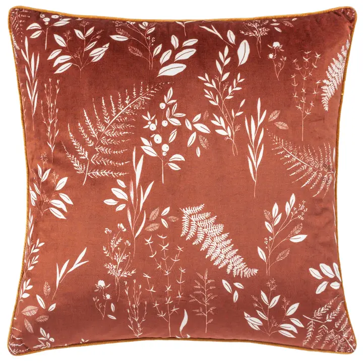 Thumbnail: Fearne Printed Velvet Cushion