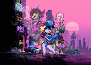 Neo Junk City Official game Key art & Steam Capsule