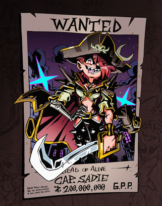 Captain Sadie wanted poster