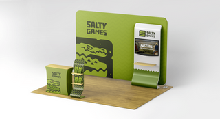 Salty Games event booth