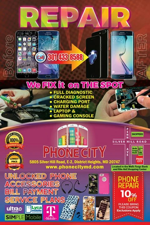 iphone repair fixing phones iphone screen fix district heights md screen repair flyer