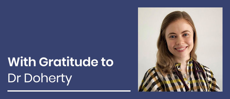 With Gratitude to Dr Doherty