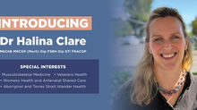 Welcoming Dr Halina Clare