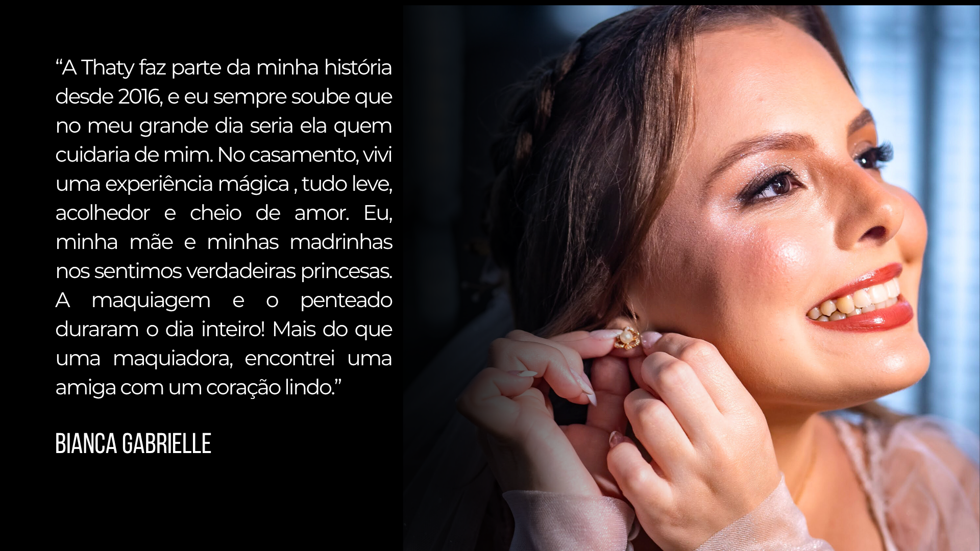 Noiva Thaty Nunes Beauty