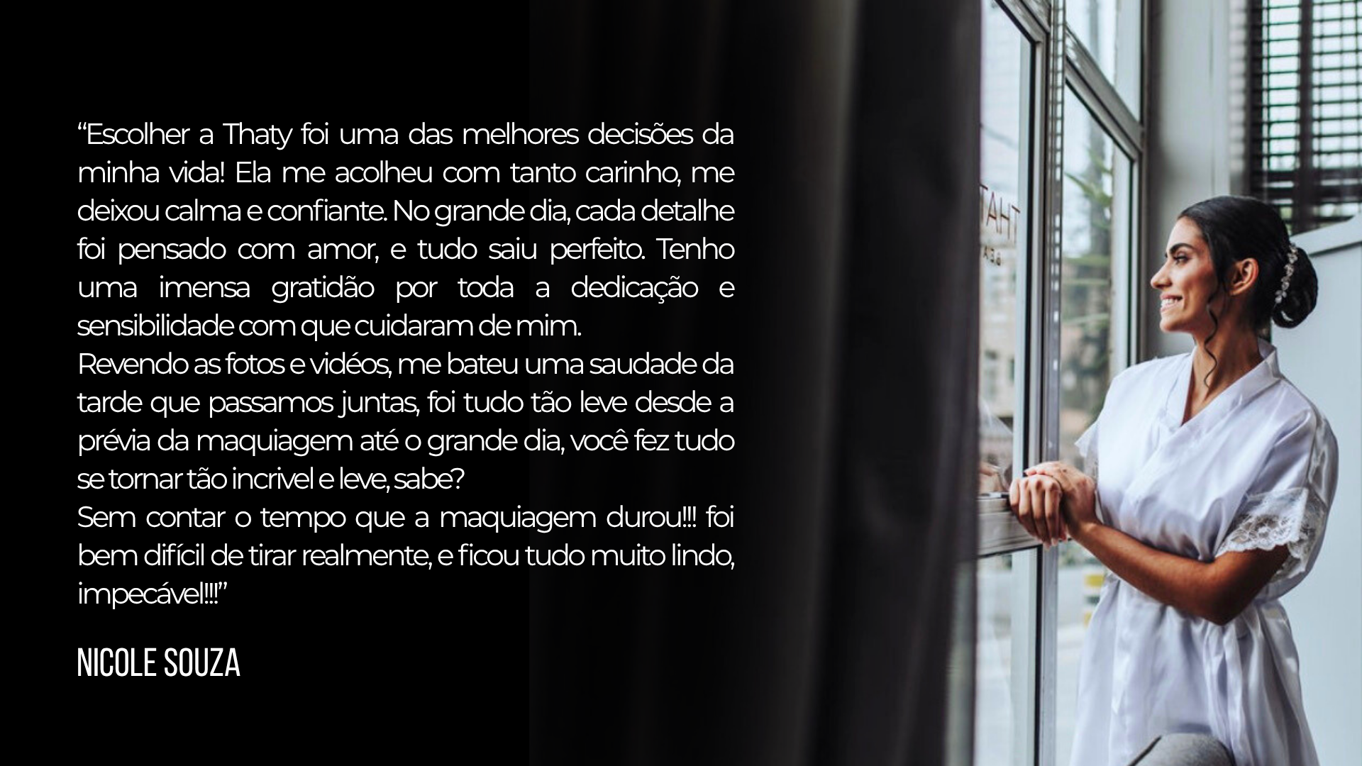 Noiva Thaty Nunes Beauty