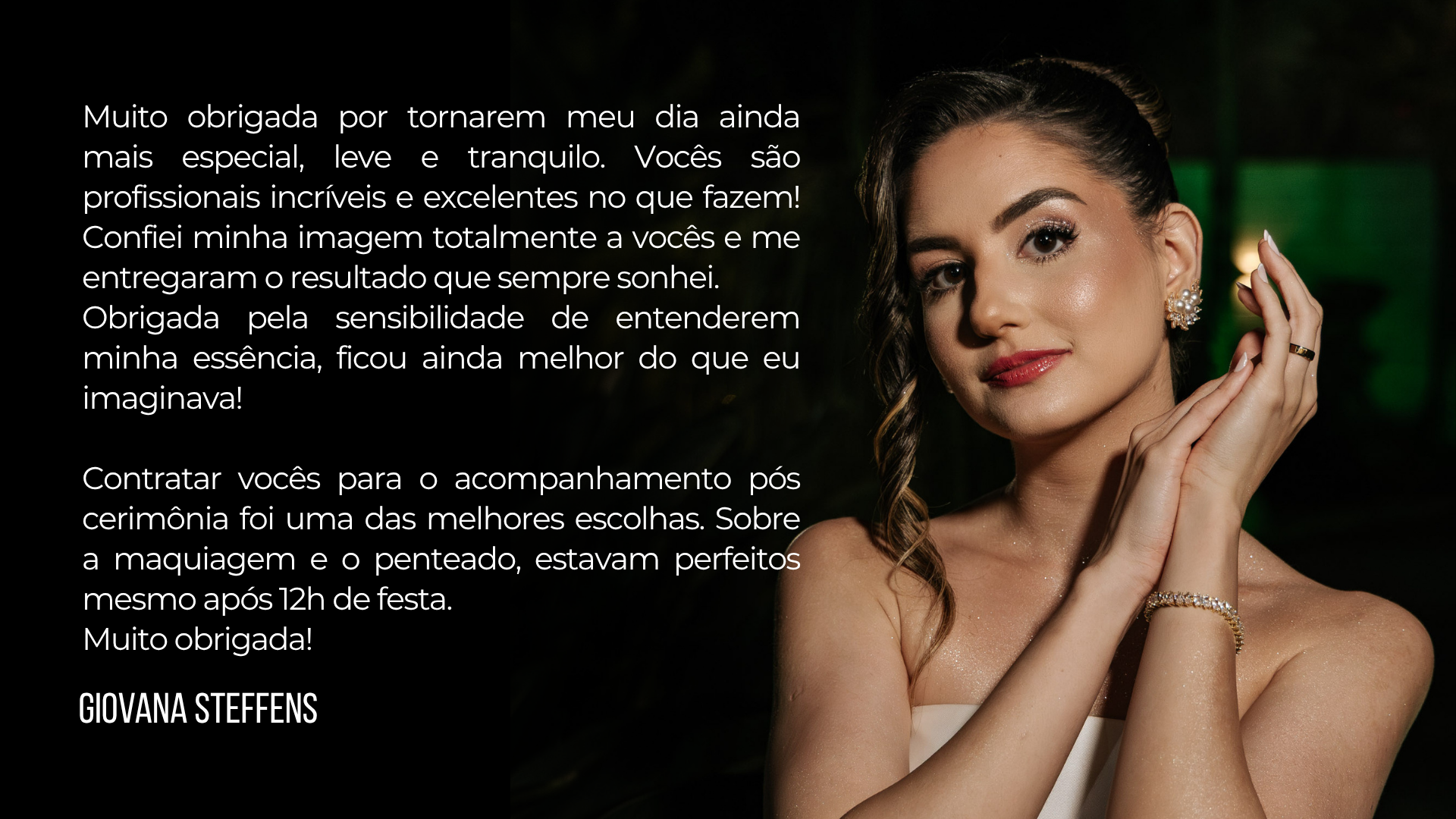 Noiva Thaty Nunes Beauty