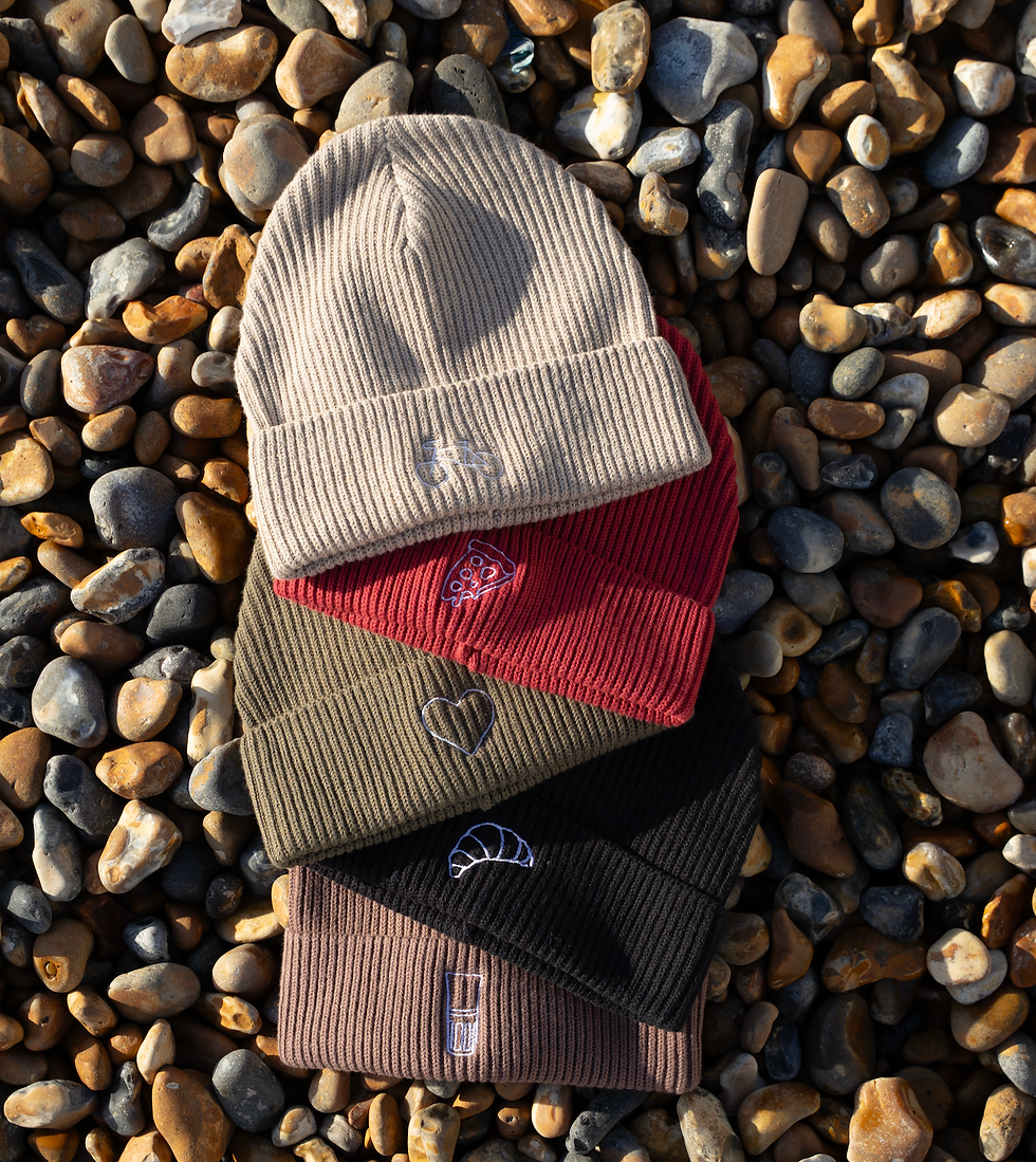 Bestickte Mütze Fahrrad - Fisherman Rib