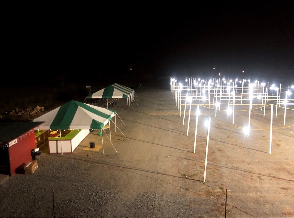 Mickelson Christmas Tree Lot Aerial