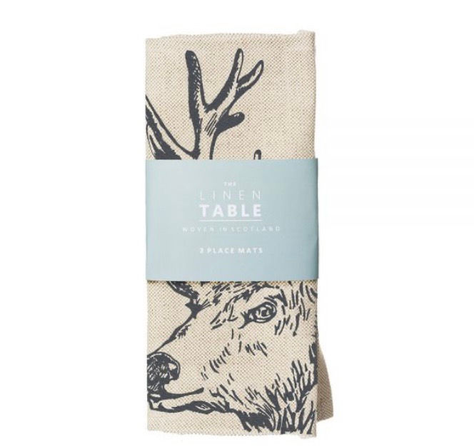 Thumbnail: Two Stag Linen Placemats