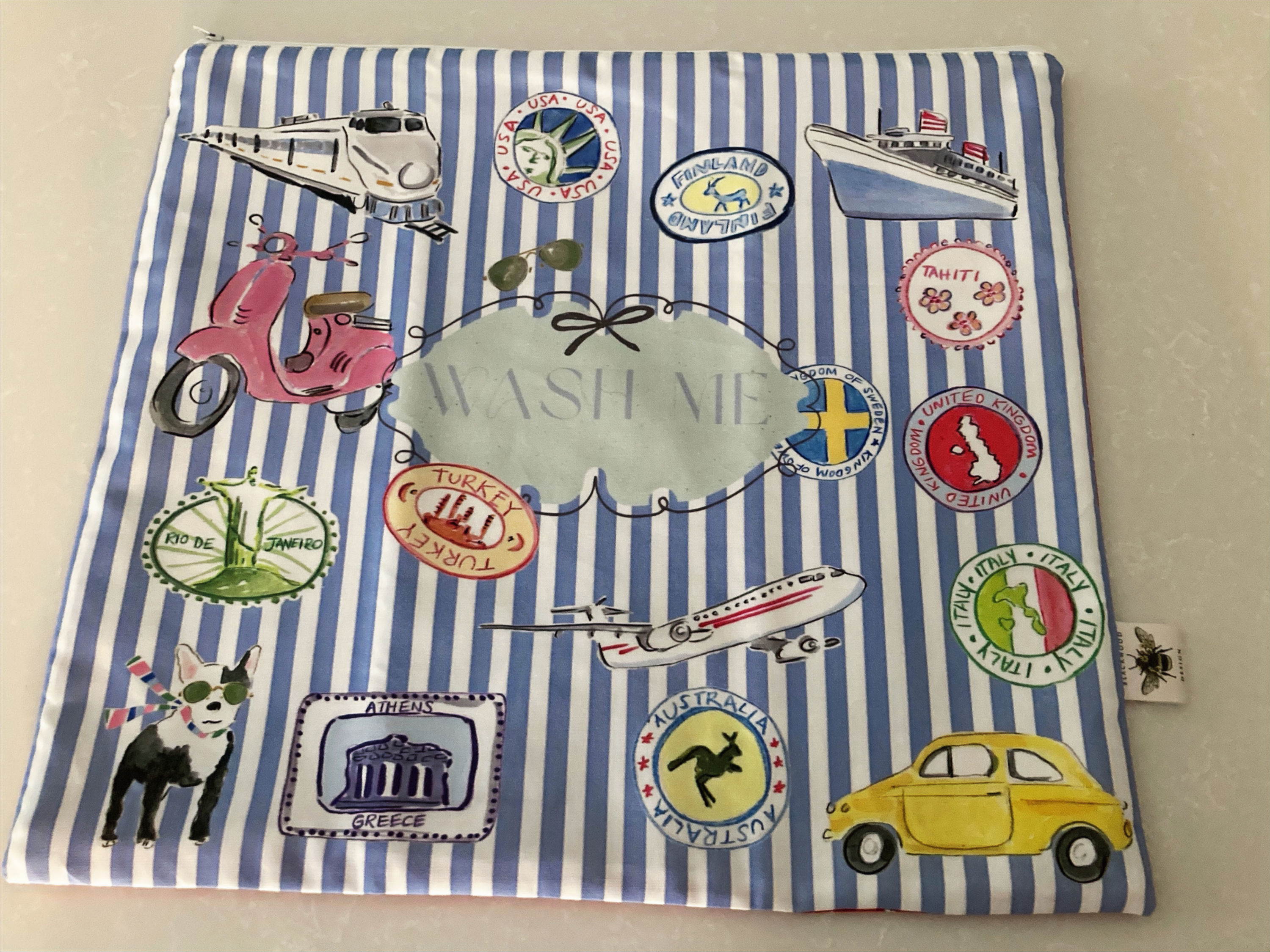 Cotton -Wash Me Travel Bag