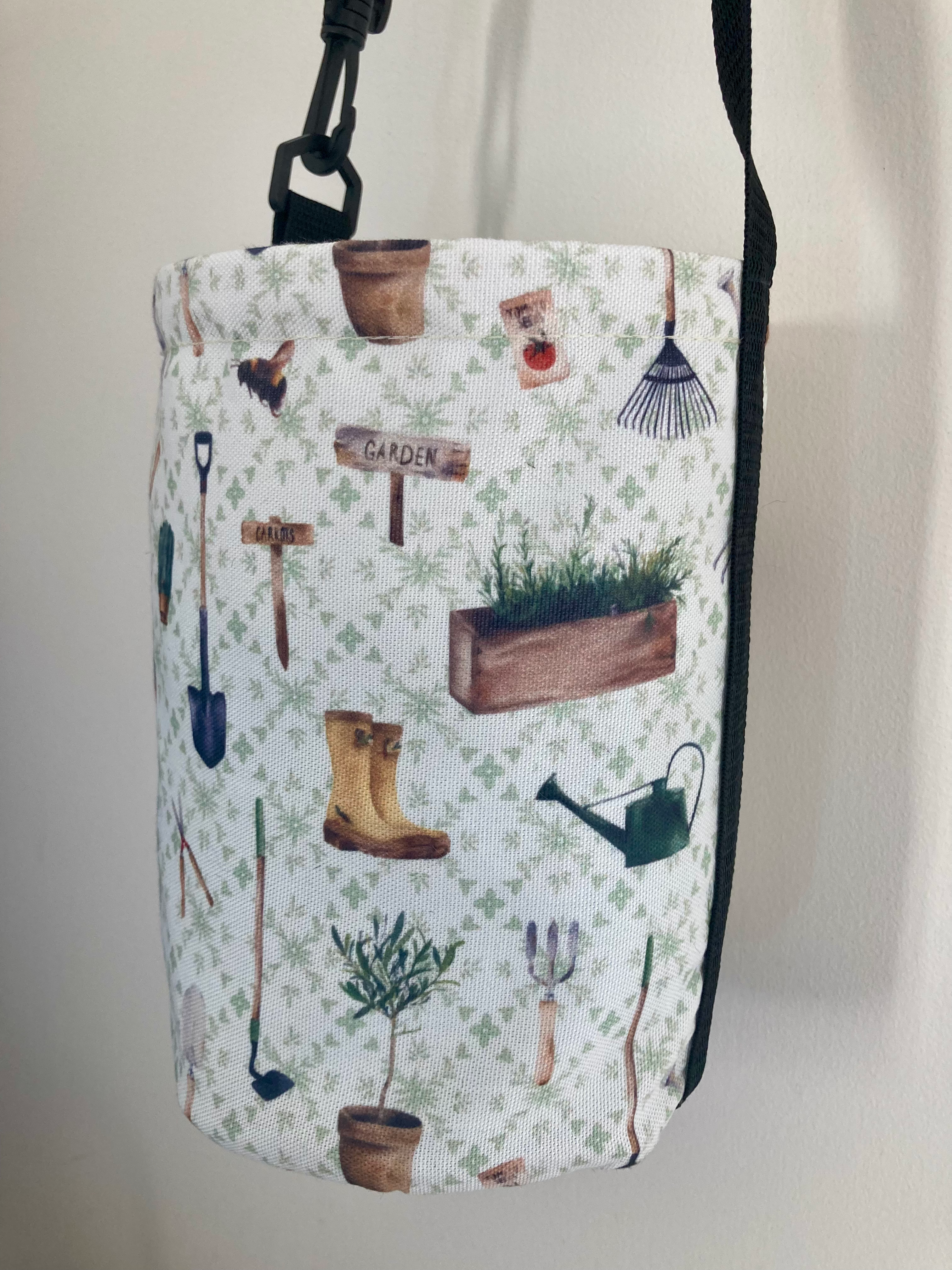 Recycled Henley Canvas Love of my Garden Peg Bag