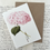 Thumbnail: GREETINGS CARD - PALE PINK HYDRANGEA