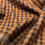 Thumbnail: Orange Gingham Check Wool, Bamboo & Linen Textile Fabric - FOREVER GREEN