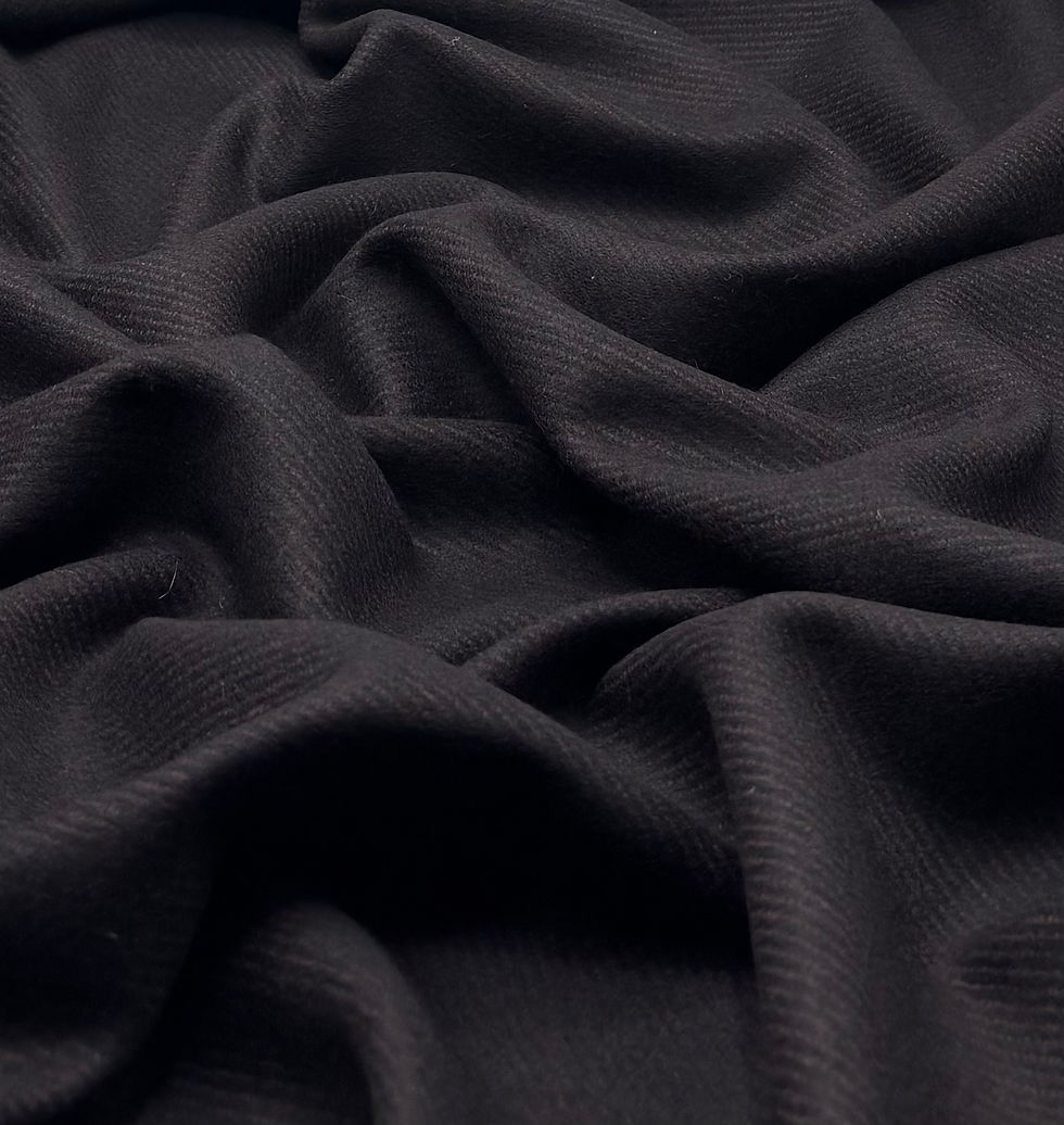 Thumbnail: Maroon & Brown Twill Wool Tweed Fabric By Fox Brothers - 2.20 Meters