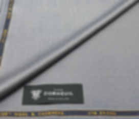 Blue 2 Tone Twill Wool & Cashmere Suiting & Thobe Fabric- 3.50 Meters