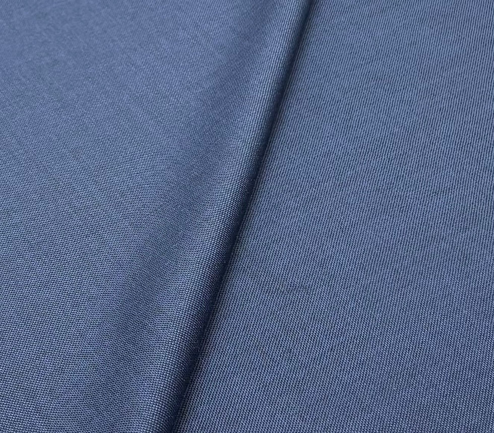 Thumbnail: Blue Pick & Pick Super 150s Wool Fabric Made in England - 3.50 Meters