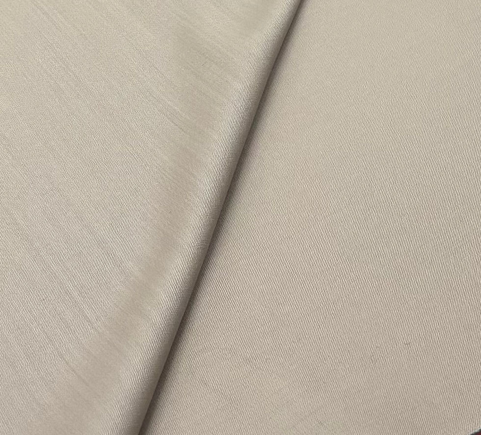 Thumbnail: Pale Beige Super 150s & Cashmere Fabric By Kabbani Textiles - 3.50 Meters