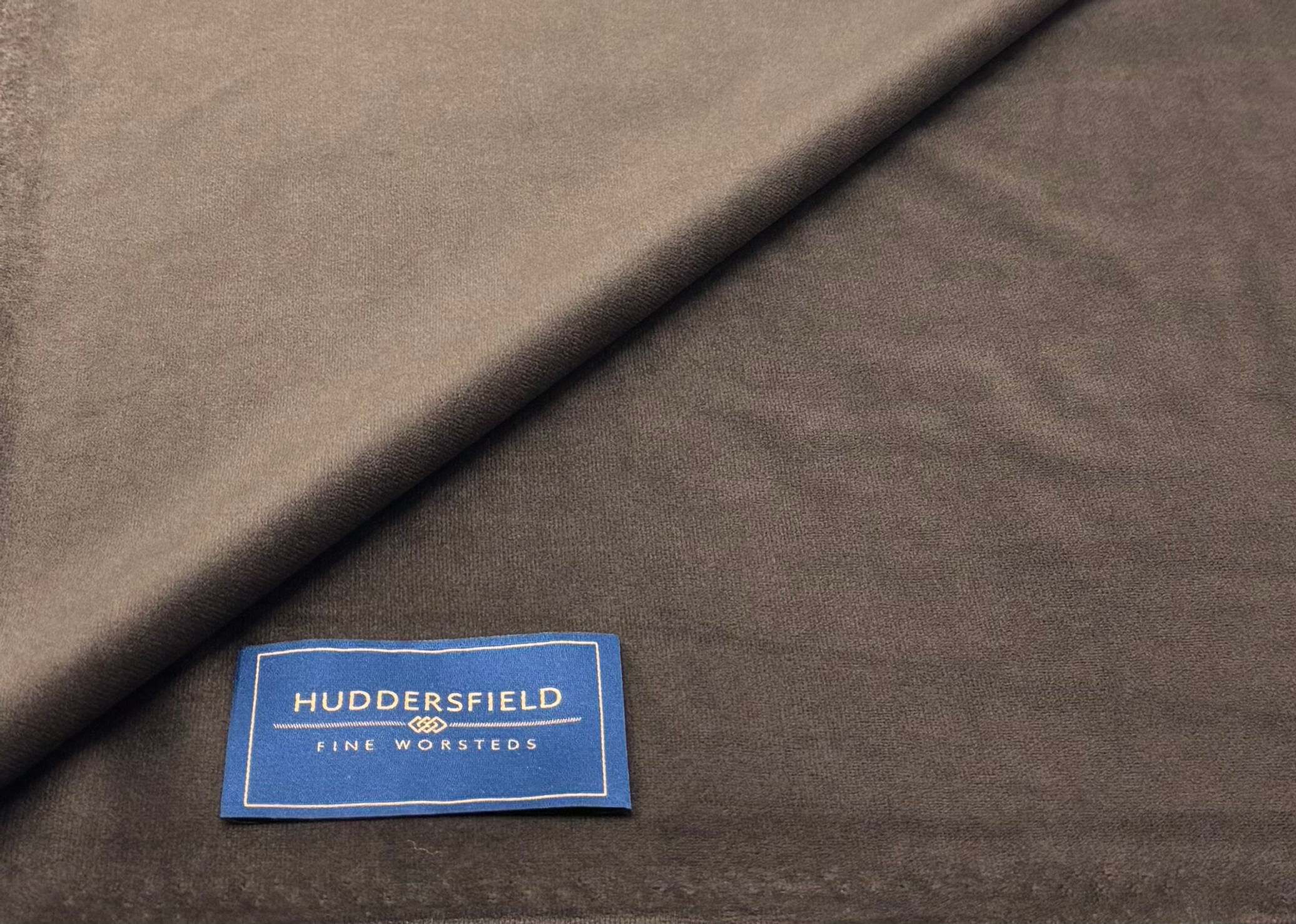 Plain Brown 100%  Polyester Velvet Fabric - SOLD PER METER