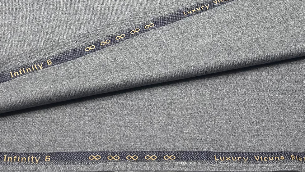 Thumbnail: Light Grey Vicuna Blend INFINITY By Dormeuil - 3.50 Meters