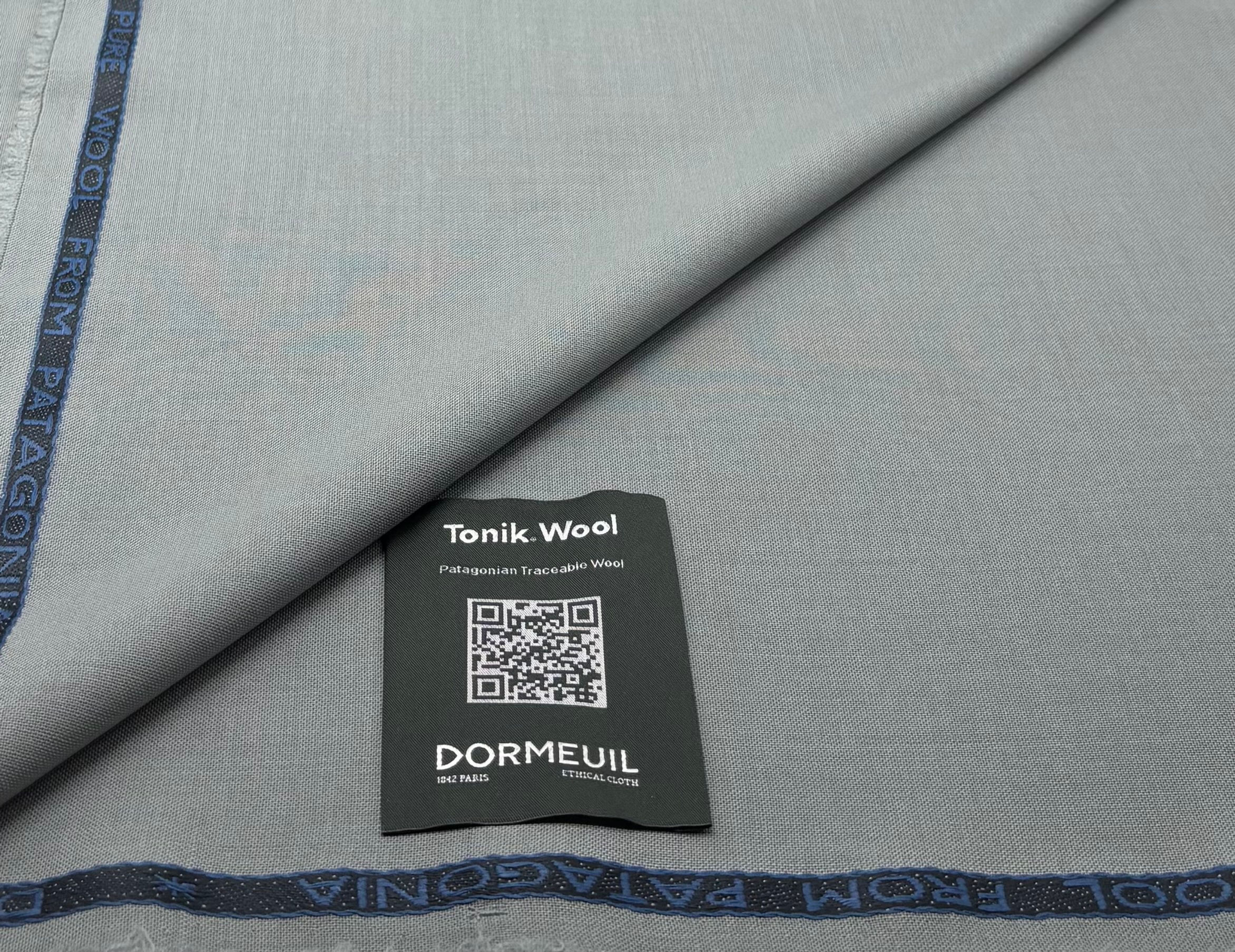 Duck Egg Blue Patagonia Tonik Wool Fabric By Dormeuil - 4.25 Meters